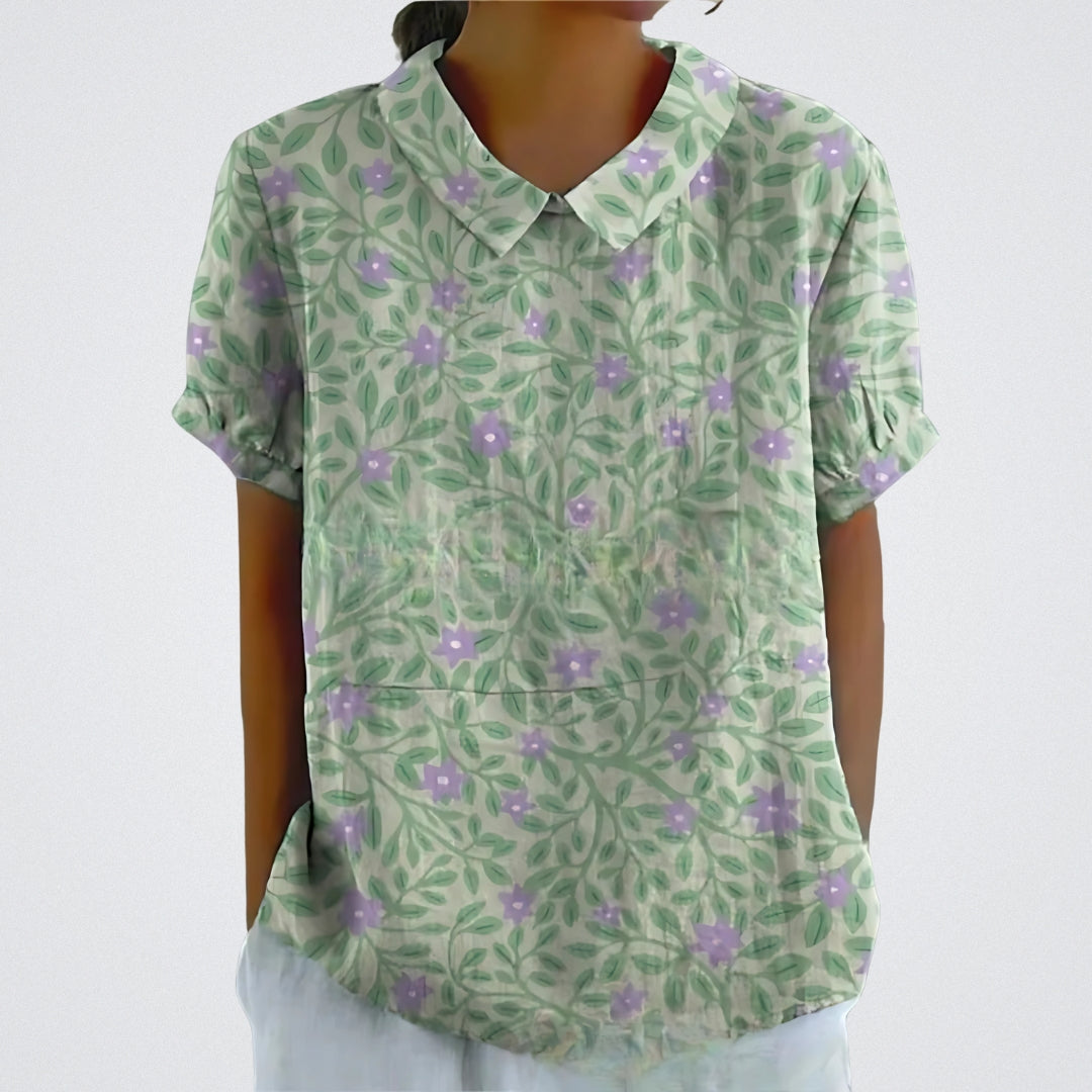Bluse mit floralen Design