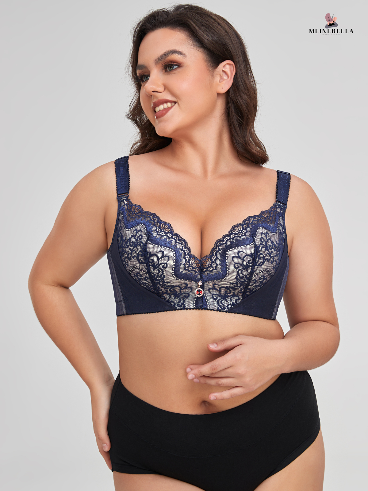 Meinebella™ Push-Up BH mit Spitze