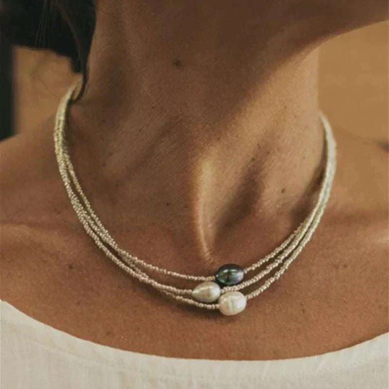 Collier aus Naturperlen