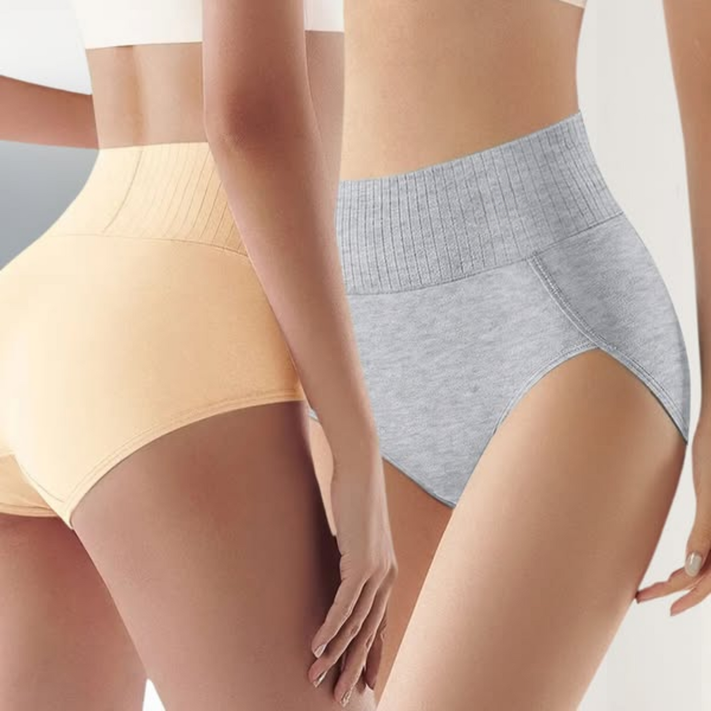 Siluetta 6er-Pack High Waist Briefs mit Bauchstütze