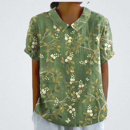 Bluse mit floralen Design
