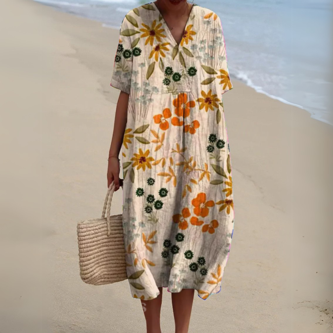 Nathalie - Elegantes Blumenkleid