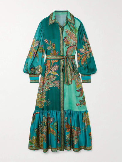 Aruchic™ - Floral Print Maxi Dress