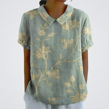 Bluse mit floralen Design