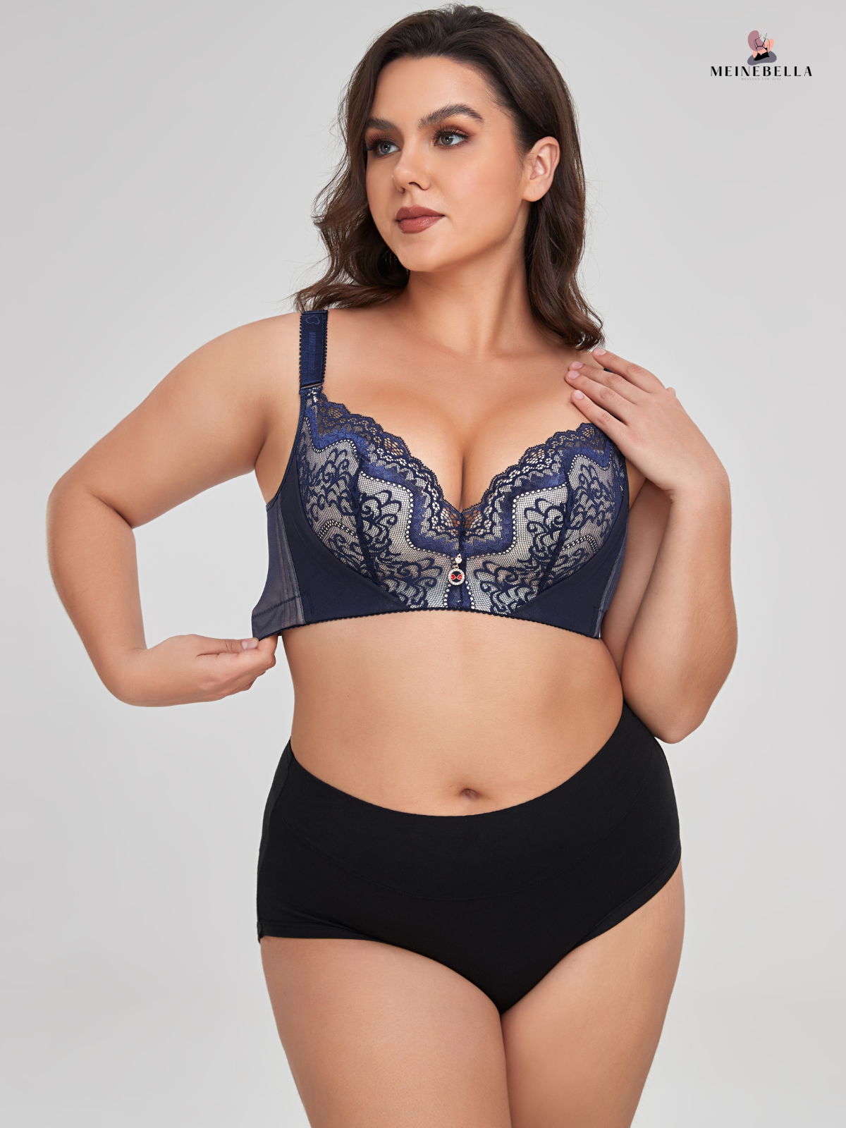 Meinebella™ Push-Up BH mit Spitze