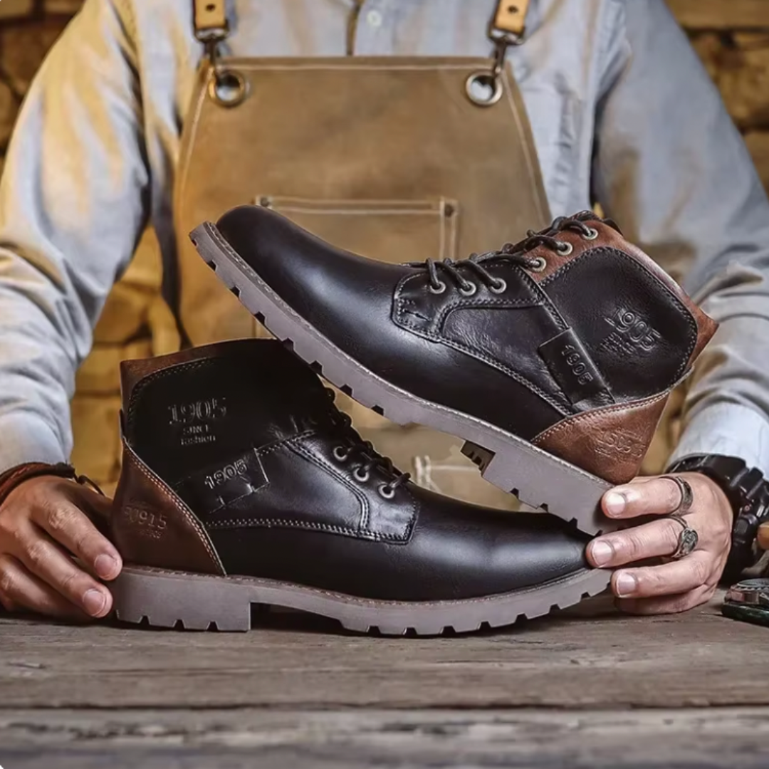 Aaron™ | Vintage Leder Herrenstiefel