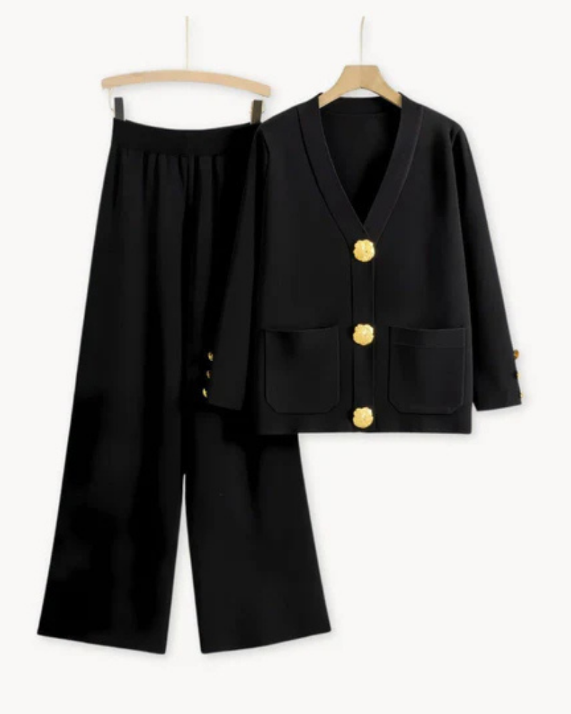 CELESTE - Luxuriöses Cardigan Set