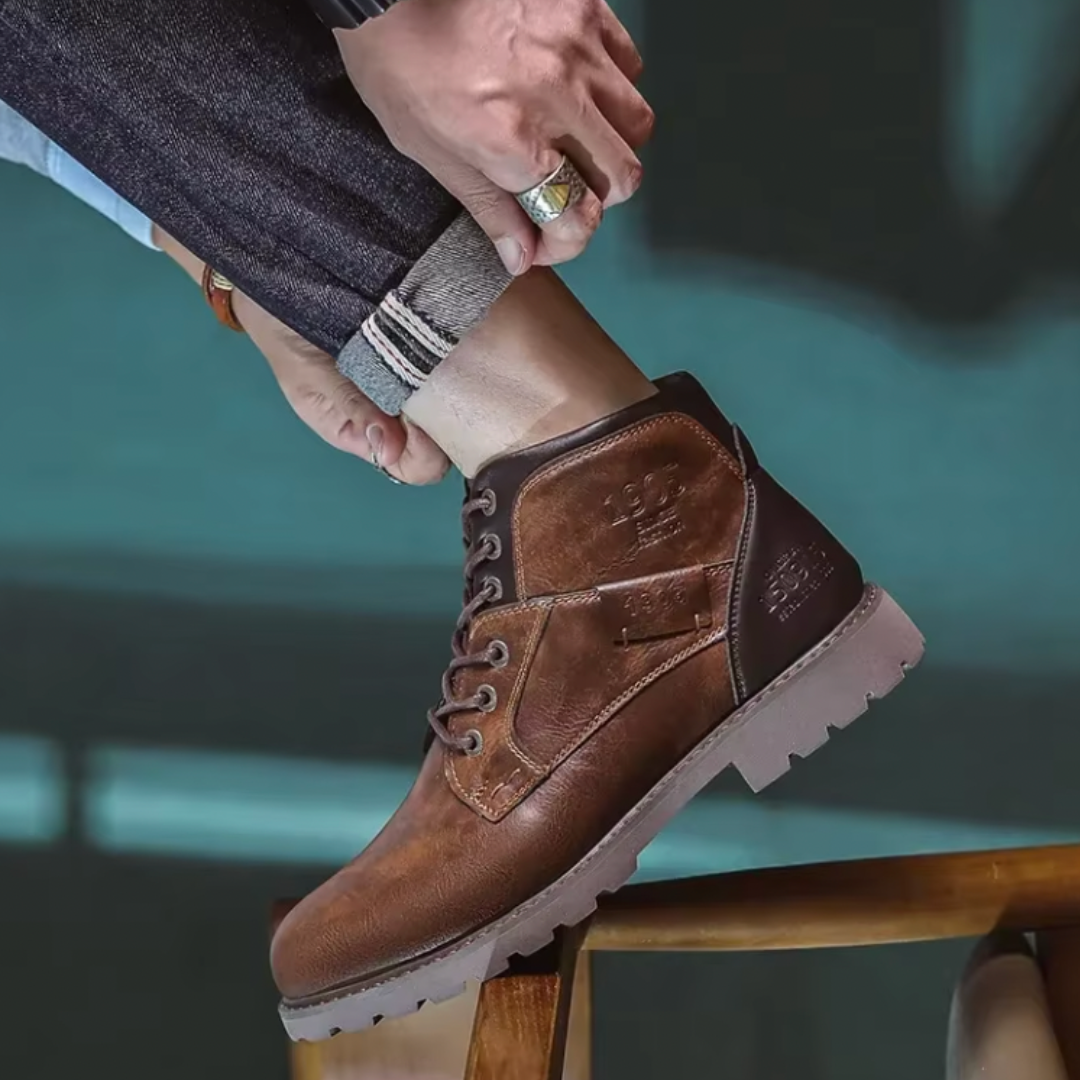 Aaron™ | Vintage Leder Herrenstiefel