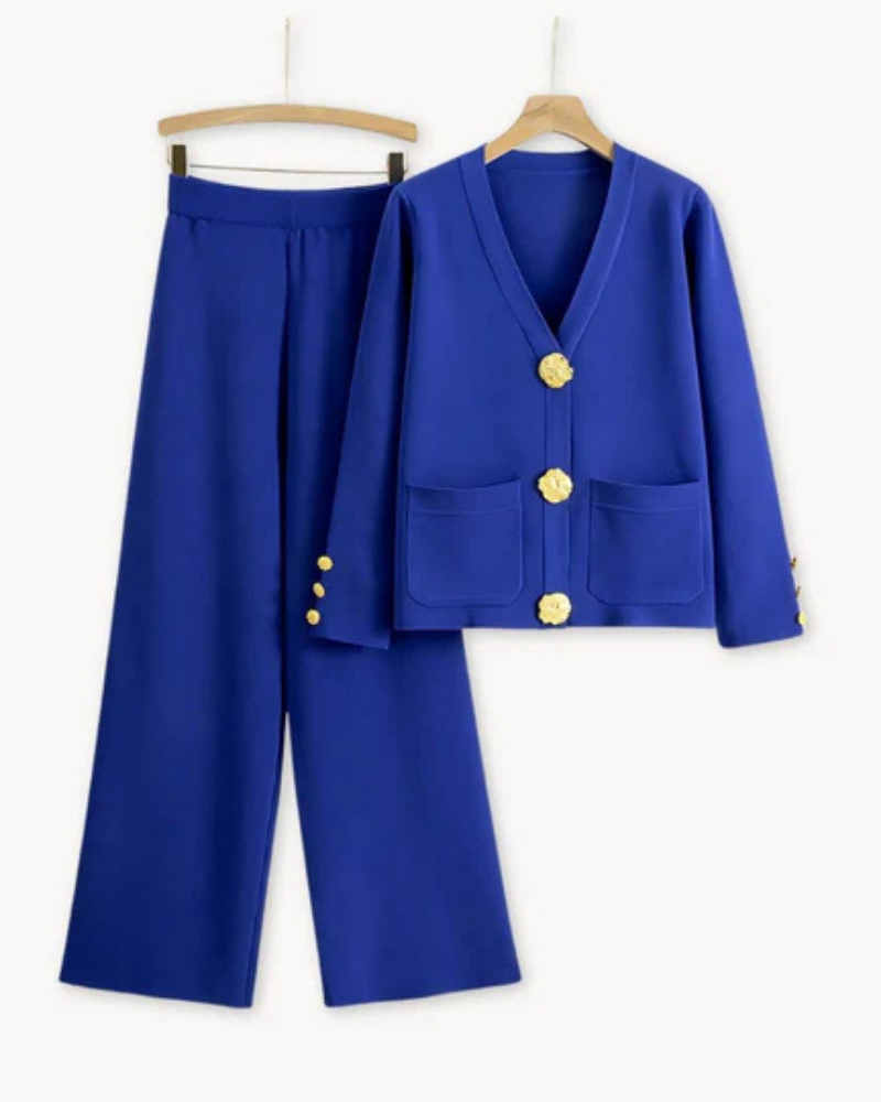 CELESTE - Luxuriöses Cardigan Set