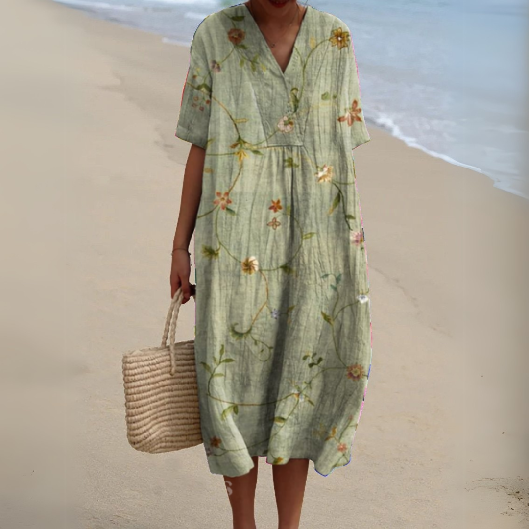 Audrey - Elegantes Blumenkleid