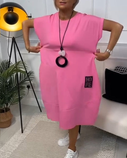 Iris™ - stilvolles kurzarm Kleid