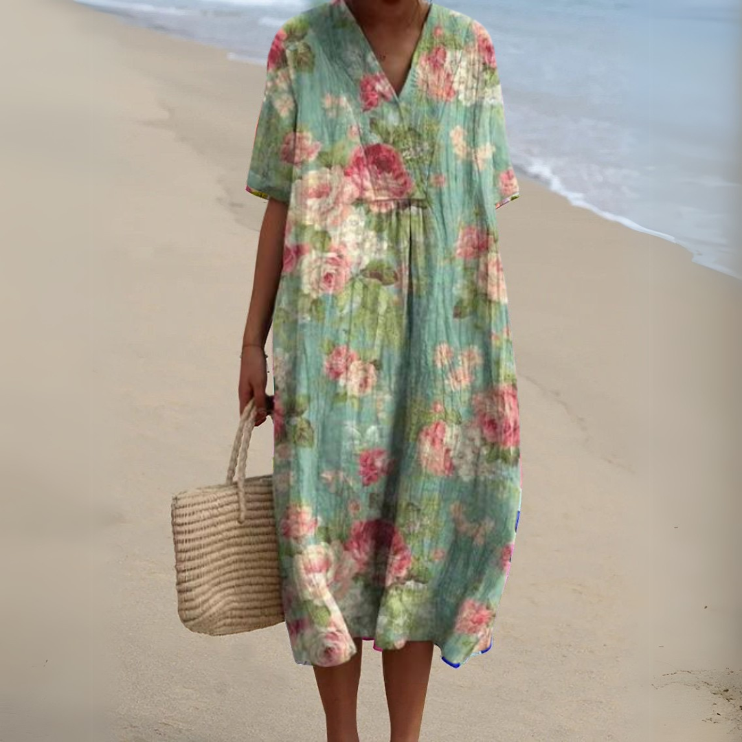 Nathalie - Elegantes Blumenkleid