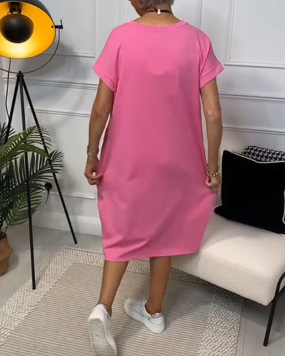 Iris™ - stilvolles kurzarm Kleid