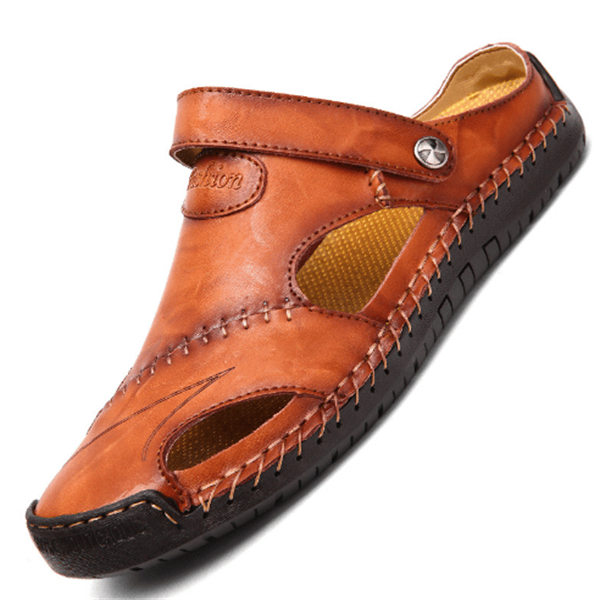 Chris™ | Orthopädische Ledersandalen für Männer
