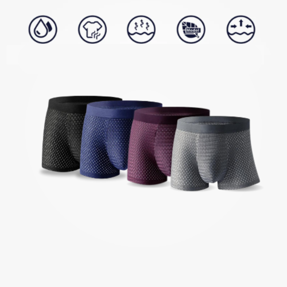 BOXERSHORTS AUS BAMBUSFASER – KOMFORT DEN GANZEN TAG
