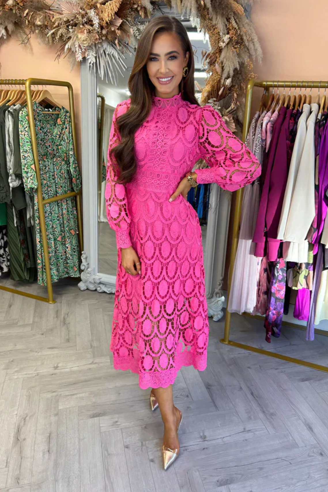 BELLIZE - elegantes Midi Kleid