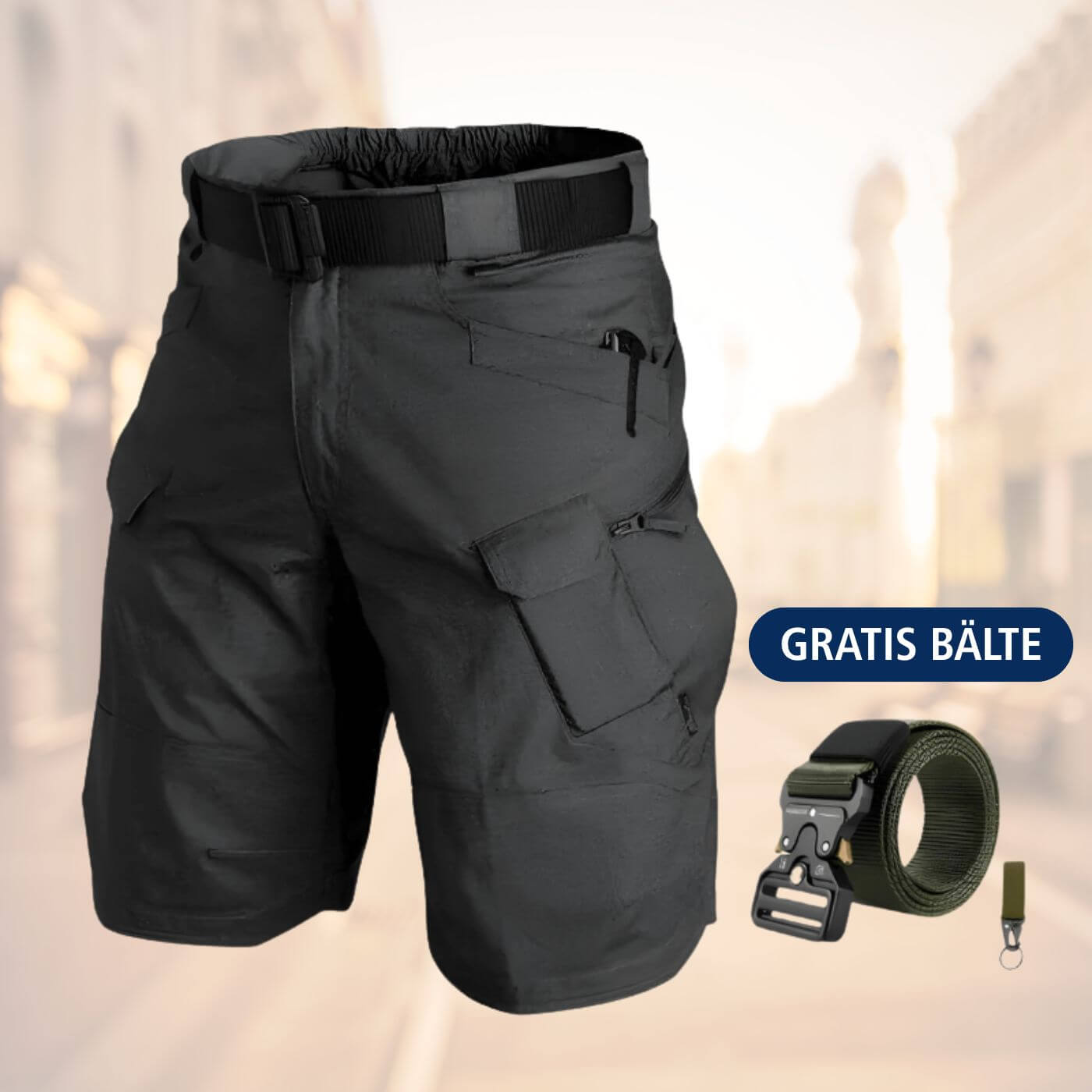 Diego  – Cargo-Shorts mit mehreren Taschen