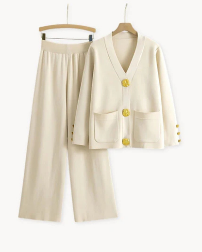 CELESTE - Luxuriöses Cardigan Set
