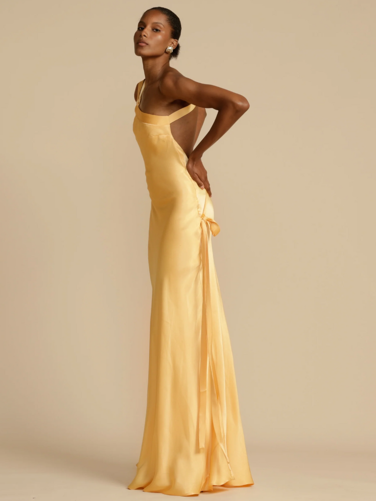 GOLDEN GLOW MAXIKLEID