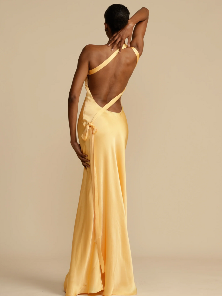 GOLDEN GLOW MAXIKLEID