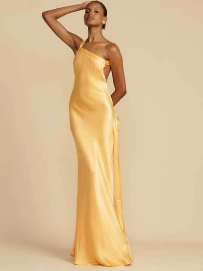 GOLDEN GLOW MAXIKLEID