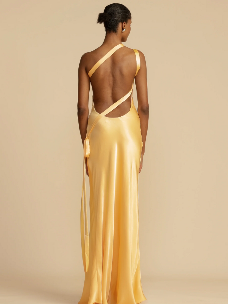 GOLDEN GLOW MAXIKLEID