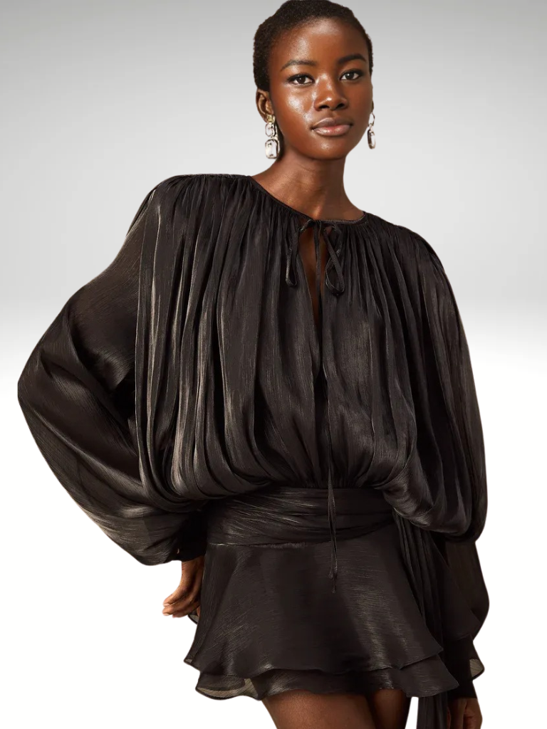 ISLA DRAPED MINI DRESS