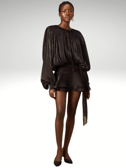 ISLA DRAPED MINI DRESS