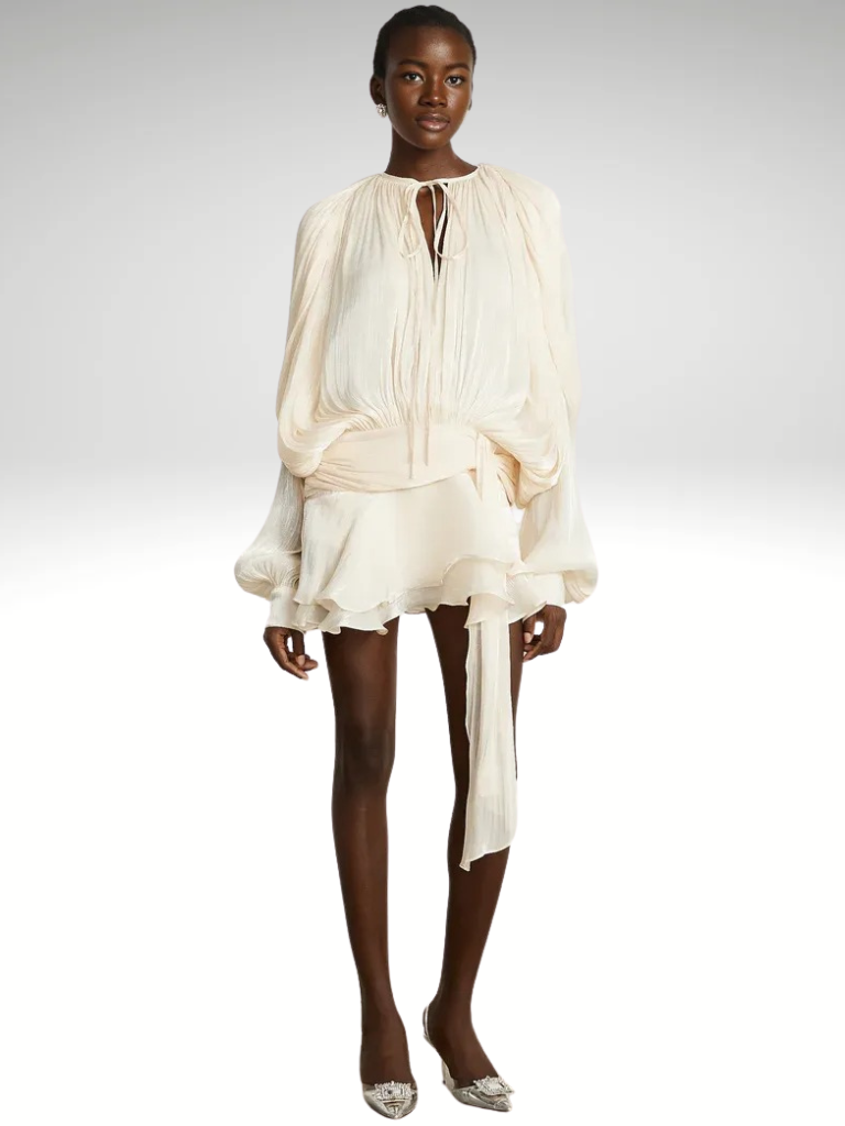 ISLA DRAPED MINI DRESS