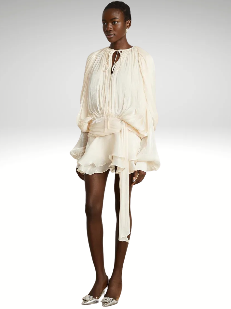 ISLA DRAPED MINI DRESS