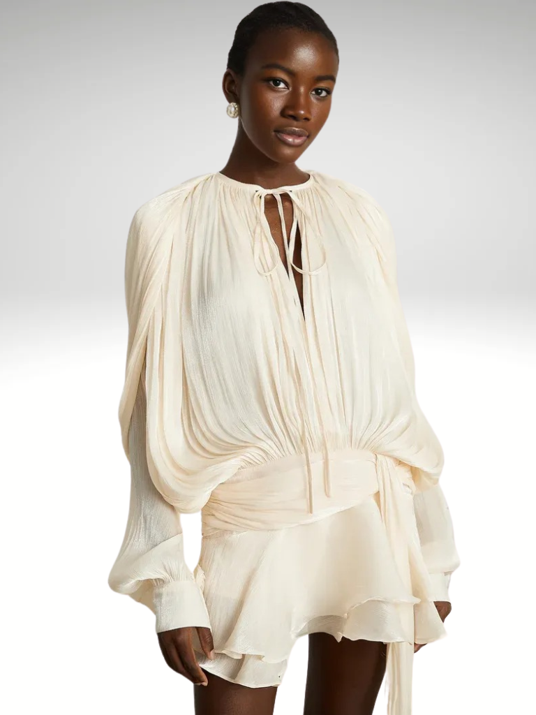 ISLA DRAPED MINI DRESS