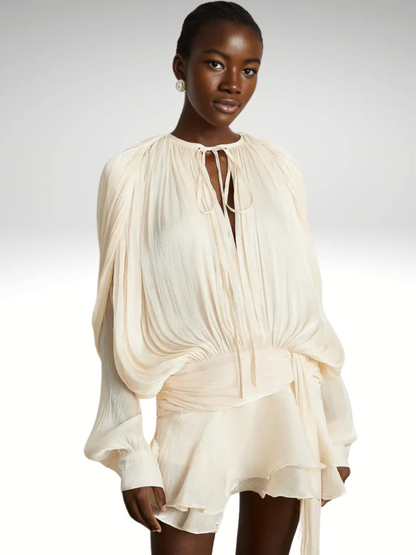 ISLA DRAPED MINI DRESS