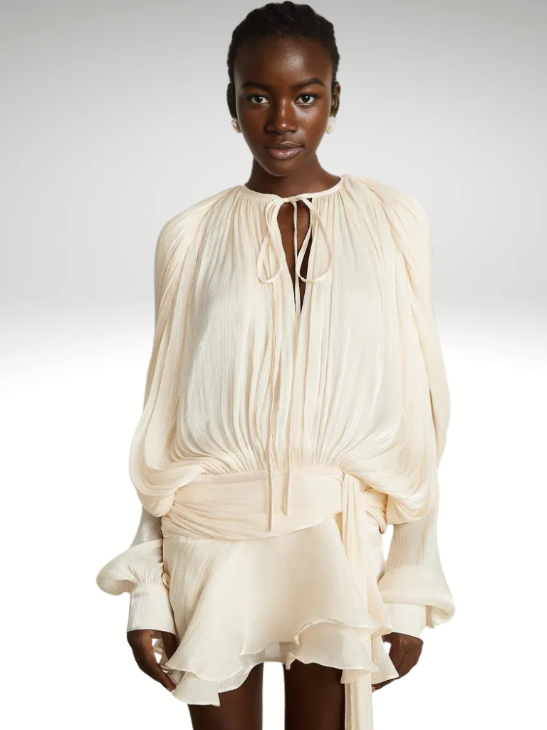 ISLA DRAPED MINI DRESS