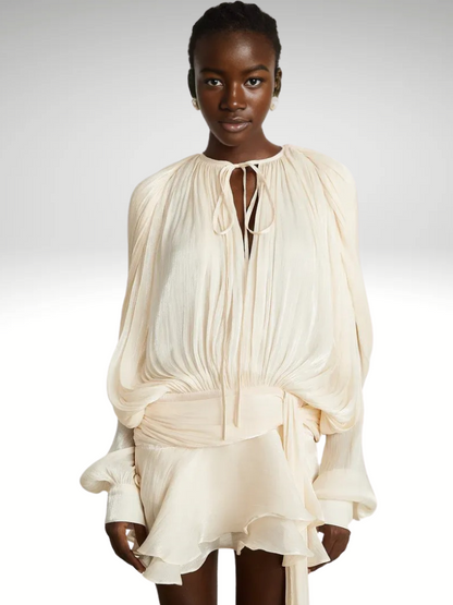 ISLA DRAPED MINI DRESS