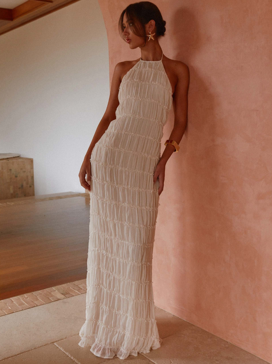 SOLÈNE TEXTURE MAXIKLEID