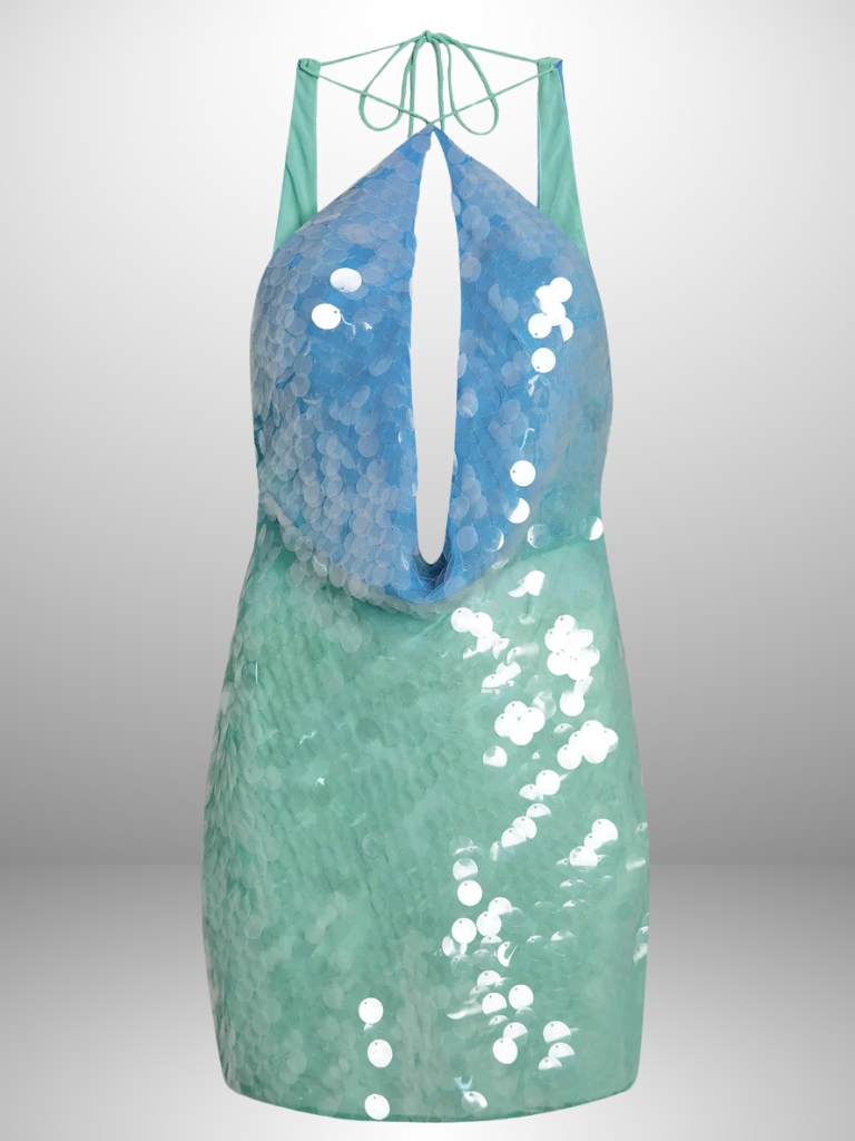 OCEAN BREEZE SEQUIN DRESS