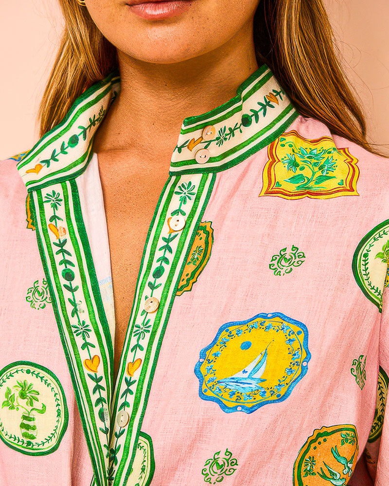 Orla™ - Balloon Sleeves Maxi Dress