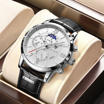 Klassische Lederarmband Uhr