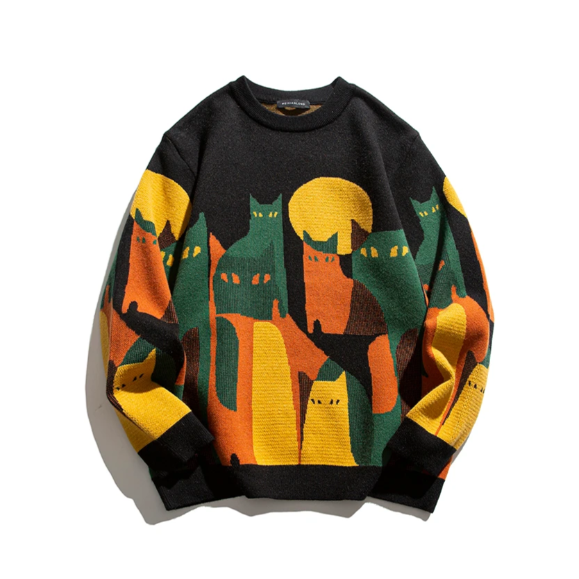 Sam | Mondschein Katzenpullover