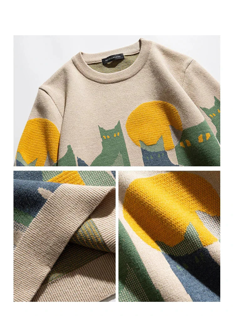 Sam | Mondschein Katzenpullover