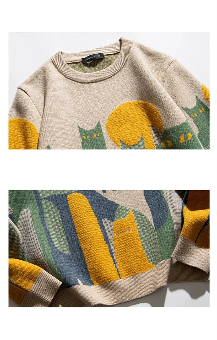 Sam | Mondschein Katzenpullover