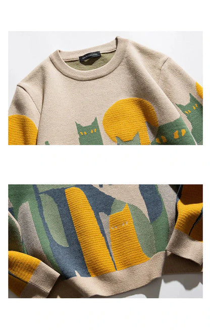 Sam | Mondschein Katzenpullover