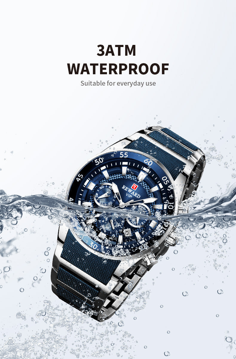 Luxus Business-Quarzuhr für Herren