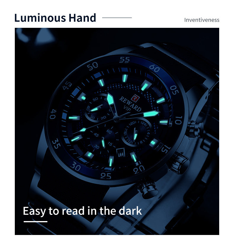 Luxus Business-Quarzuhr für Herren