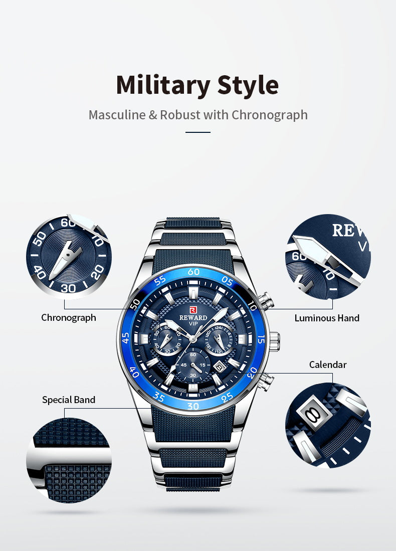 Luxus Business-Quarzuhr für Herren