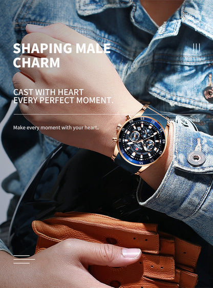 Luxus Business-Quarzuhr für Herren