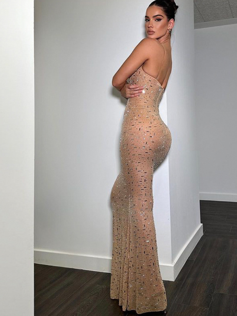 PETITE GLIMMER MAXIKLEID