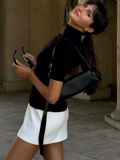 VALENCIA SCULPTED MINI DRESS