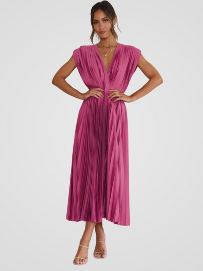 AMAYA PLEATED MIDI