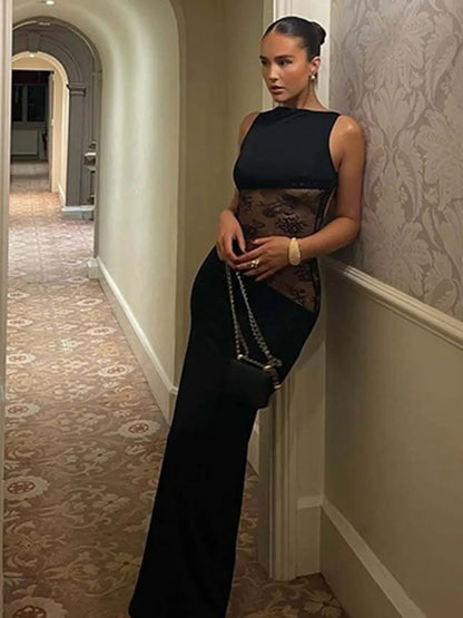 VALERIA LACE MAXI DRESS